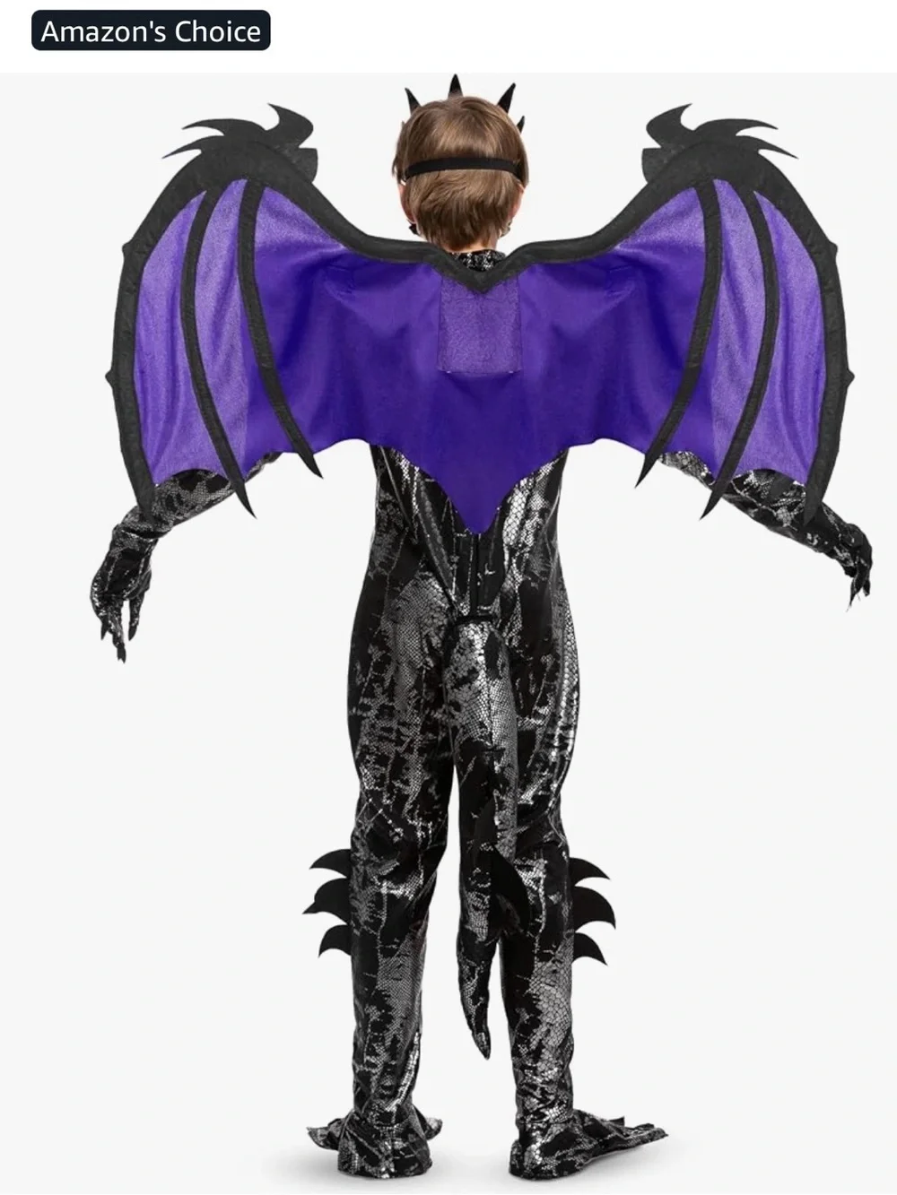 Spooktacular Creations Purple Dragon Costume Kids Size SM 5-7YRS Complete 5-PC